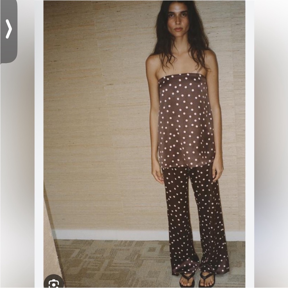 NWOT Zara Polka Dot Pants - Sold Out Everywhre